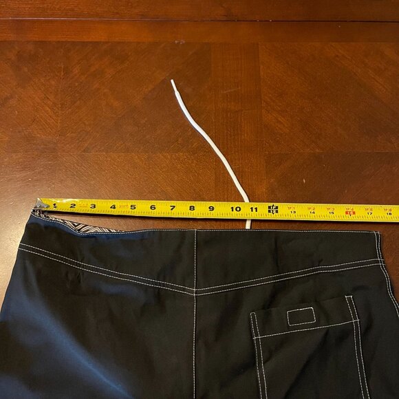 Parke & Ronen Black Swim Trunks Size 34 Drawstring Closure - Picture 15 of 16
